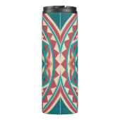 Moderne Südwest-Mandala Thermosbecher (Rückseite)