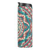 Moderne Südwest-Mandala Thermosbecher (Nach rechts gedreht)