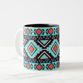Moderne Südwest-Style Zweifarbige Tasse (Vorderseite Links)
