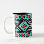 Moderne Südwest-Style Zweifarbige Tasse (Links)