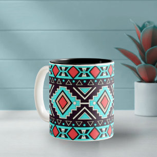 Moderne Südwest-Style Zweifarbige Tasse
