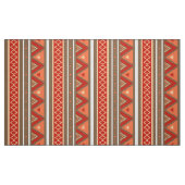 Moderne Südwestgeometrie, Taupe & Orange Stoff (Fat Quarter (45,7 x 55,9 cm))