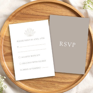 Moderne südwestliche RSVP-Karte RSVP Karte