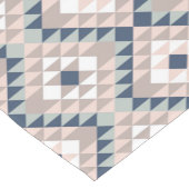 Moderne Südwestmuster-Marine-Minze Kurzer Tischläufer (Ecke)