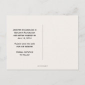 Moderne Sukkulturen Save the Date Ankündigungspostkarte (Rückseite)