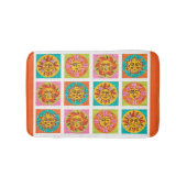 Moderne Sun Faces Dish Drainer - Mitte des Jahrhun Badematte (Vorderseite)