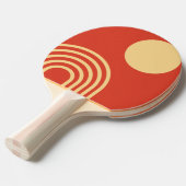 Moderne Sun- und Regenbogenlinie Mitte des Jahrhun Tischtennis Schläger (Vorderseite)