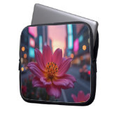 Moderne Sunrise Bloom 10' Laptopschutzhülle (Vorderseite Links)