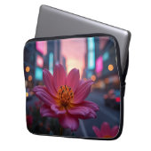 Moderne Sunrise Bloom 13' Laptopschutzhülle (Vorderseite Links)