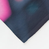 Moderne Sunrise Bloom Fleecedecke (Ecke)