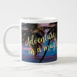 Moderne Sunset Beach Custom Adventure Kaffee Tasse