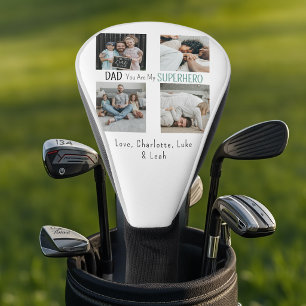 Moderne Superhelden-Familienfoto-Golf-Headcover fü Golf Headcover