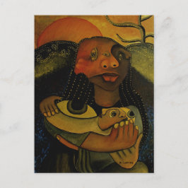 Moderne Surreal-Malerei Postkarte