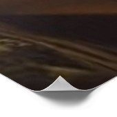 Moderne surrealistische abstrakte Schachfiguren Poster (Ecke)