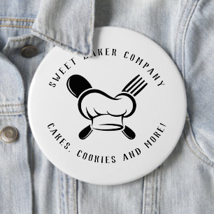 Moderne Süßbäckerei Unternehmen Button