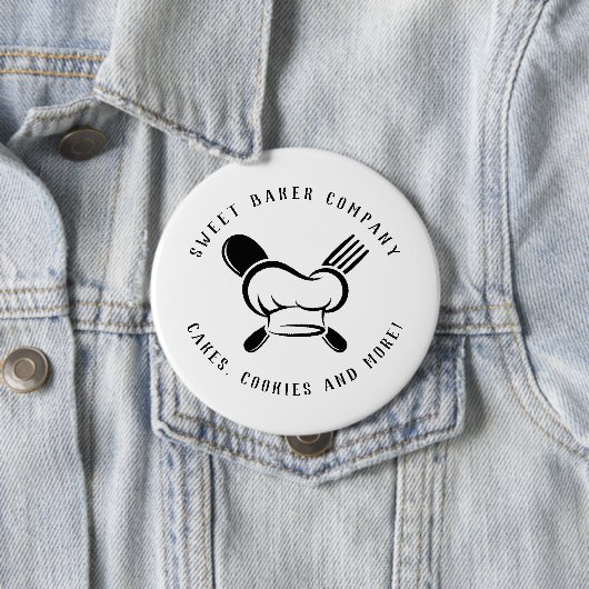 Moderne Süßbäckerei Unternehmen Button (Beispiel)