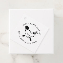 Moderne Süßbäckerei Unternehmen Geschenkanhänger