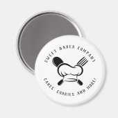 Moderne Süßbäckerei Unternehmen Magnet (Vorderseite/Rückseite)