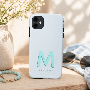 Moderne süße benutzerdefinierte Namensmonogramm X Case-Mate iPhone Hülle
