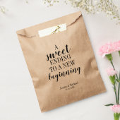 Moderne Süße endet an einer neuen Hochzeit Geschenktütchen (Versiegelt)