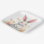 Moderne süße Ostern Hasen und Eier Sammlung Pappteller (Gewinkelt)