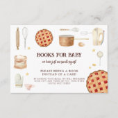 Moderne Süsse Pie Baby Showbuchanfrage Begleitkarte (Vorderseite)