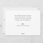 Moderne Süße Tier Friends and Sleigh Weihnachten (Rückseite)