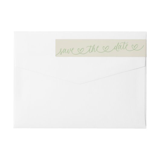 Moderne Süßigkeiten Hochzeit Termin vormerken (Rückseite)