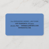 Moderne Süßigkeiten Pancake Bäckerei Beruflich Bus Visitenkarte (Rückseite)