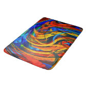 Moderne Swirl Abstrakt Art #11 Badematte (Schrägansicht)