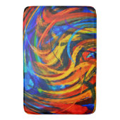 Moderne Swirl Abstrakt Art #11 Badematte (Vorderseite Vertikal)