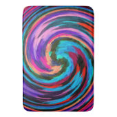 Moderne Swirl Abstrakt Art #20 Badematte (Vorderseite Vertikal)