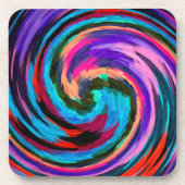 Moderne Swirl Abstrakt Art #20 Untersetzer (Vorderseite)