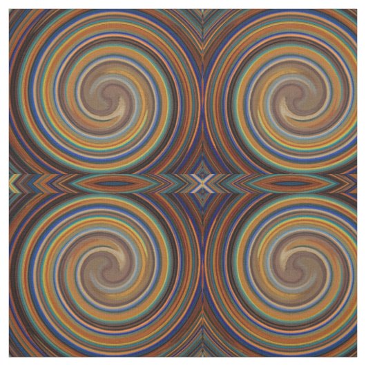 Moderne Swirl Abstrakt Art #23 Stoff (Muster)