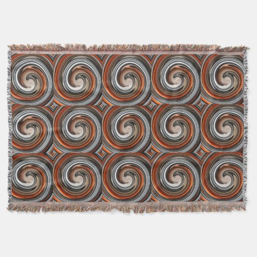 Moderne Swirl Abstrakt Art #24 Decke (Vorderseite)