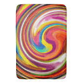Moderne Swirl Abstrakt Art #26 Badematte (Vorderseite Vertikal)