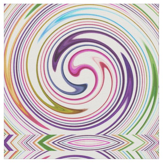 Moderne Swirl Abstrakt Art #2 Stoff (Nahaufnahme)