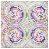 Moderne Swirl Abstrakt Art #2 Stoff (Muster)
