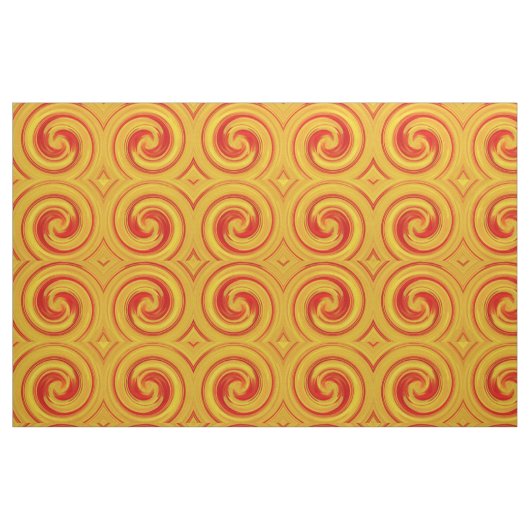 Moderne Swirl Abstrakt Art #3 Stoff (Fat Quarter (45,7 x 55,9 cm))