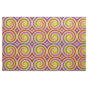 Moderne Swirl Abstrakt Art #41 Stoff