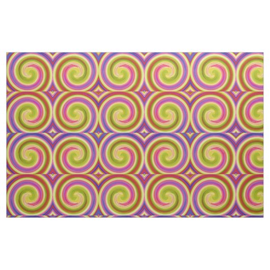Moderne Swirl Abstrakt Art #41 Stoff (Fat Quarter (45,7 x 55,9 cm))