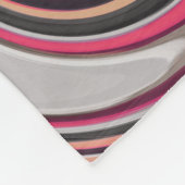 Moderne Swirl Abstrakt Art #4 Fleecedecke (Ecke)