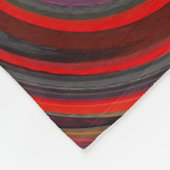 Moderne Swirl Abstrakt Art #5 Fleecedecke (Ecke)