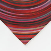 Moderne Swirl Abstrakt Art #6 Fleecedecke (Ecke)