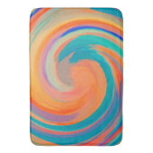 Moderne Swirl Abstrakt Art #8 Badematte (Vorderseite Vertikal)