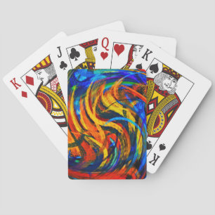 Moderne Swirl-Abstrakte Kunst #11 Spielkarten