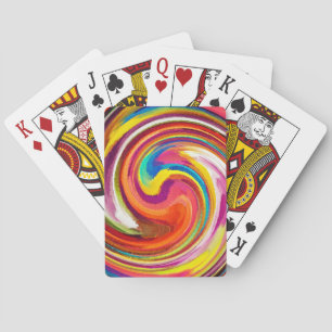 Moderne Swirl-Abstrakte Kunst #27 Spielkarten