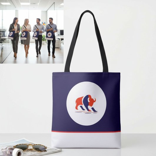 Moderne Symbol-Minimalismus-Tasche Tasche