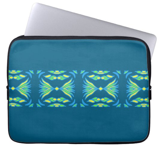 Moderne Symmetrie - Laptop-Sieb Laptopschutzhülle (Vorderseite)