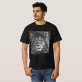 Moderne T - Shirt Vorlage Pop Art Lion Face (Vorne ganz)